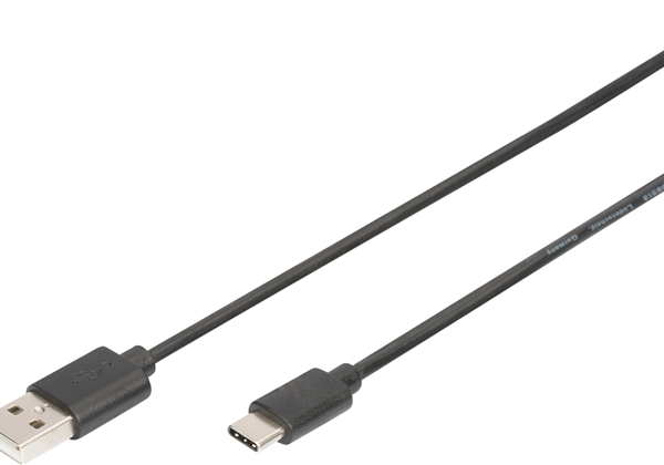 Digitus USB Type-C (M) to USB Type A (M) 1.8m Connection Cable
