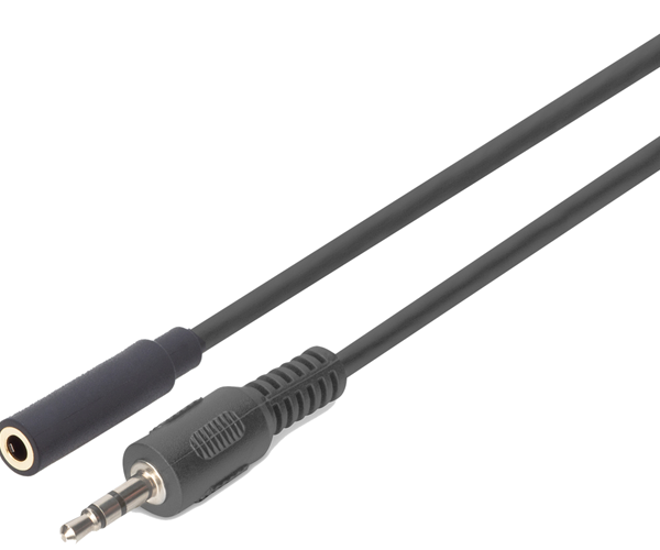 Digitus 3.5mm (M) to 3.5mm (F) 1.5m Stereo Audio Extension Cable