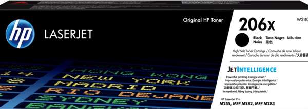 HP 206X Black High Yield Toner