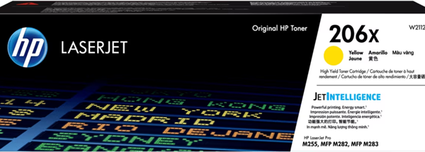 HP 206X Yellow High Yield Toner