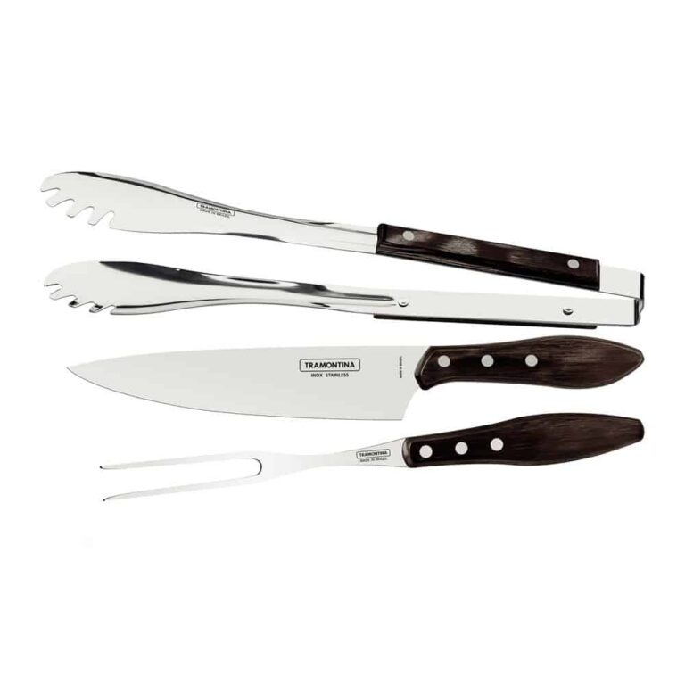 Tramontina Churrasco Polywood 3 Piece BBQ Set