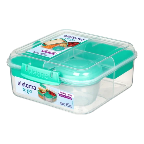 Sistema TO GO Bento Cube 1.25L (Assorted Colours)
