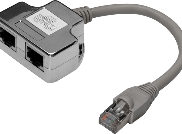Digitus CAT5e RJ45 Data/Data Splitter