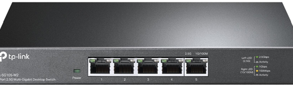 TP-Link SG105-M2 5 Port 2.5 Gigabit Switch Steel Case