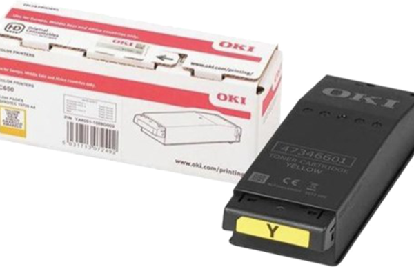OKI YA8001-1088G033 Yellow Toner Cartridge for C650DN