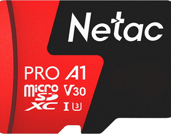 Netac P500 Extreme Pro microSDXC V30 Card with Adapter 64GB