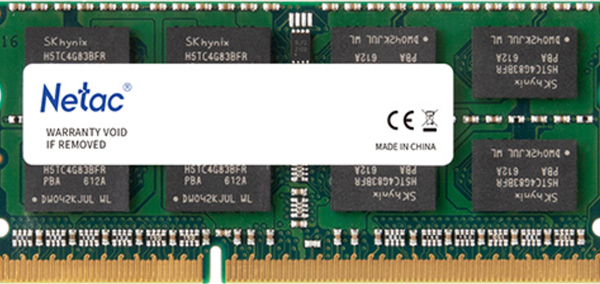 Netac Basic 8GB DDR3L-1600 C11 SoDIMM Lifetime wty