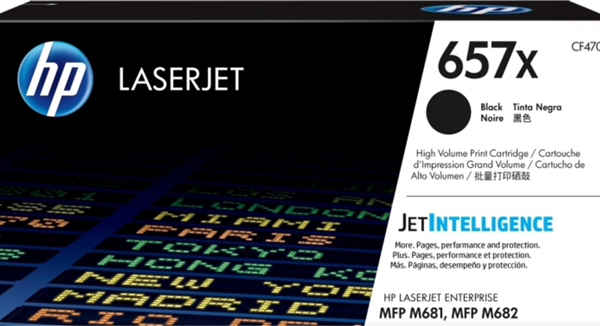 HP 657X High Yield Black Original LaserJet Toner Cartridge