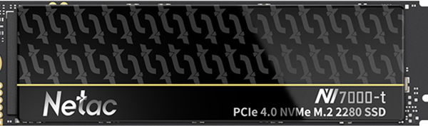 Netac NV7000-T PCIe4x4 M.2 2280 NVMe SSD 1TB 5YR with heatsink