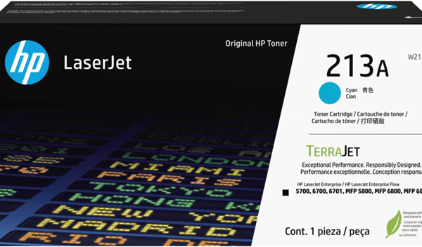 HP 213A Cyan Original LaserJet Toner Cartridge