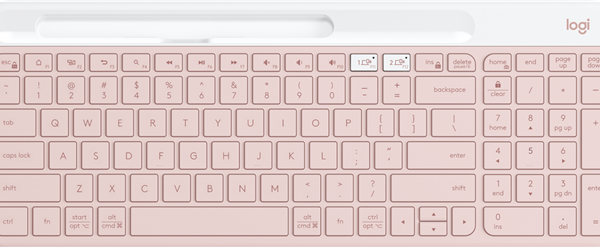 Logitech K580 Multi-Device Wireless Keyboard - Rose