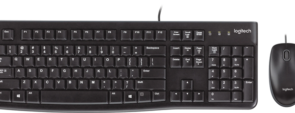 Logitech MK120 USB Wired Keyboard and Mouse
