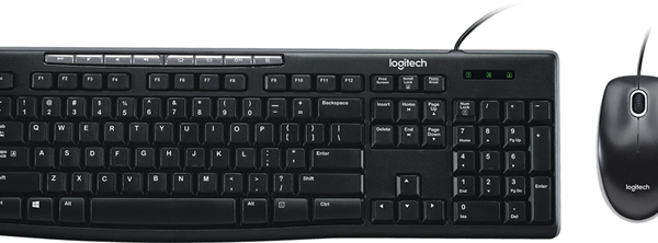 Logitech MK200 Wired USB Keyboard and Mouse