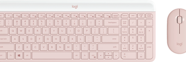 Logitech MK470 Slim Wireless Desktop Kit - Rose