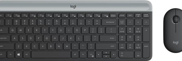Logitech MK470 Slim Wireless Desktop Kit Black