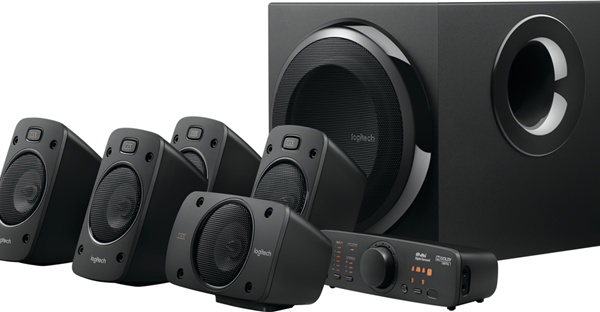 Logitech Z906 5.1 Channel Surround Sound 500W Multimedia Speakers