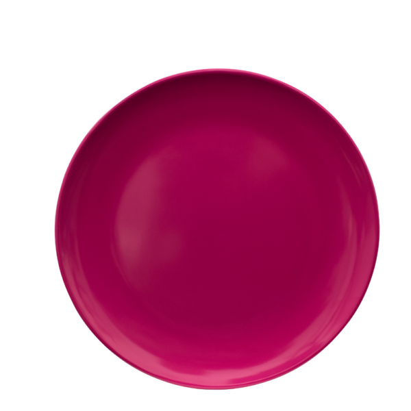 Serroni Melamine Plate 25cm Fuchsia Pink