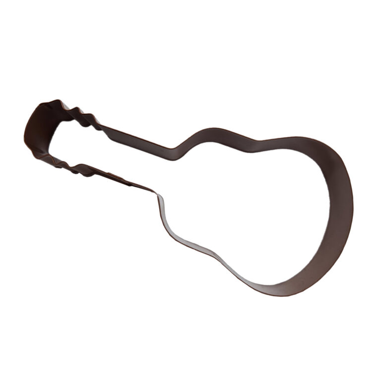 R&M Cookie Cutter Guitar Brown 11.5cm