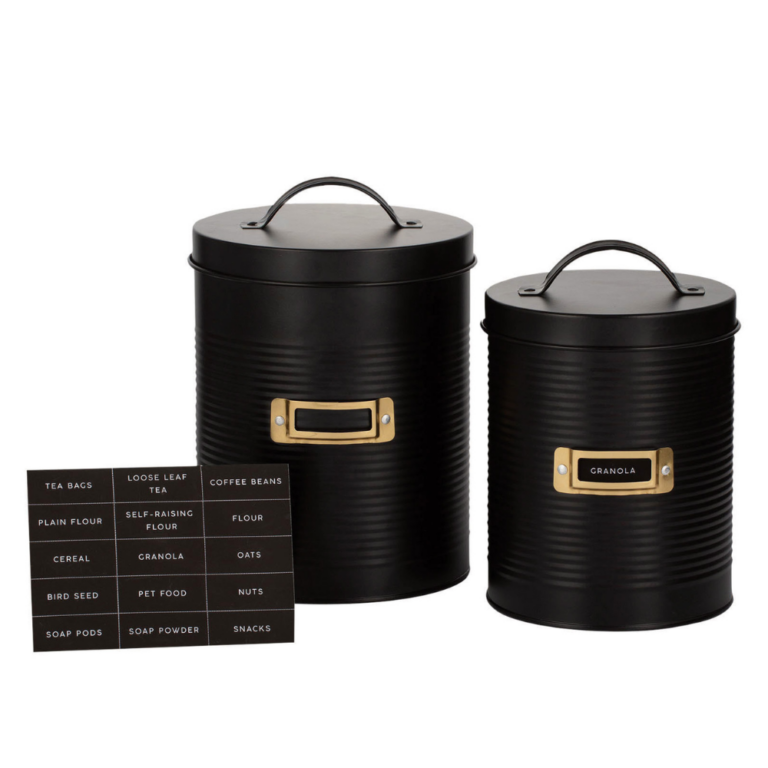 Typhoon Otto Range Storage Canister Set of 2 Ebony