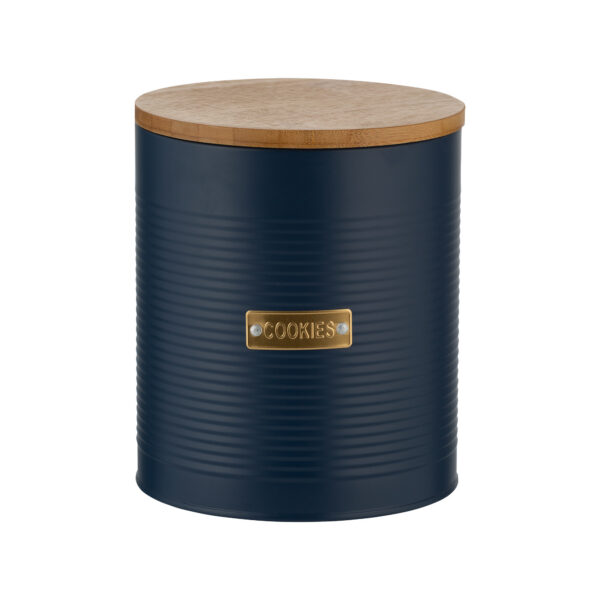 Typhoon Otto Cookies Canister Navy