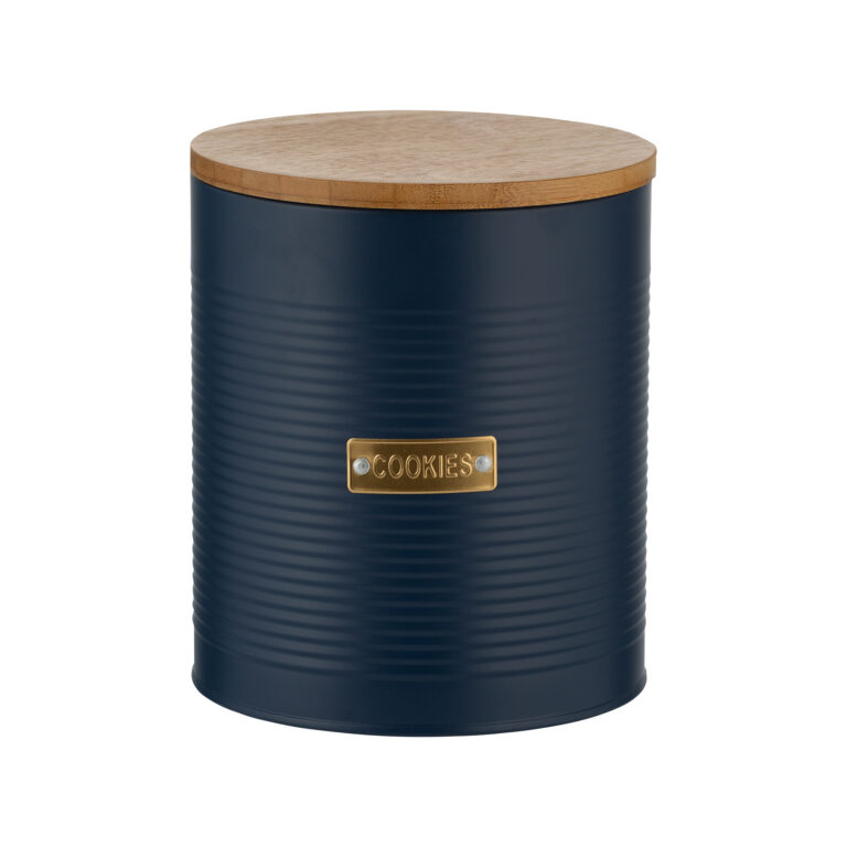 Typhoon Otto Cookies Canister Navy