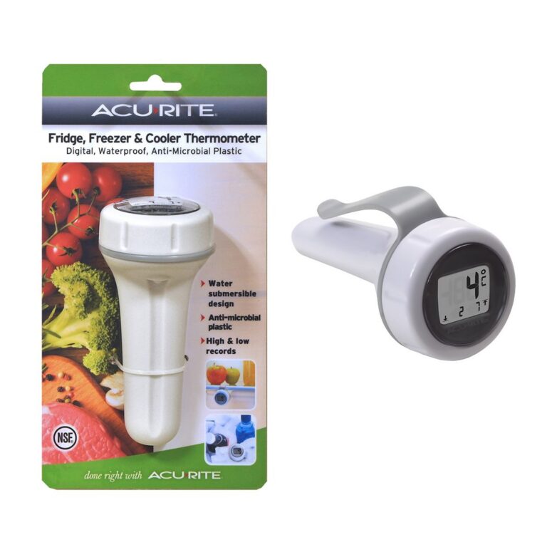 AcuRite Digital Fridge, Freezer & Cooler Thermometer White
