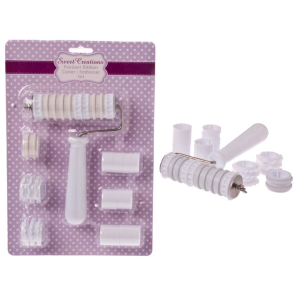 Sweet Creations Fondant Ribbon Cutter/Embosser Set