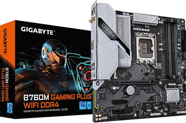 Gigabyte B760M Gaming Plus WIFI DDR4 mATX LGA1700 Motherboard