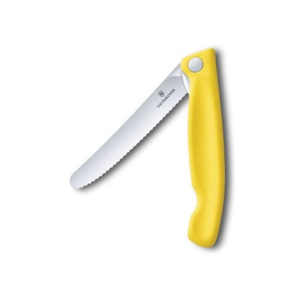 Victorinox Swiss Classic Foldable Serrated Paring Knife Yellow