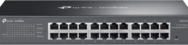 TP-Link ES224G 24 Port Gigabit Switch Easy Smart Rack Mount Omada