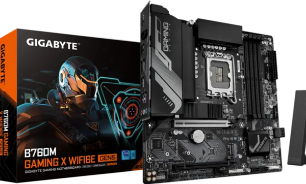 Gigabyte B760M G X WF6E Gen5 DDR5 mATX LGA1700 Motherboard