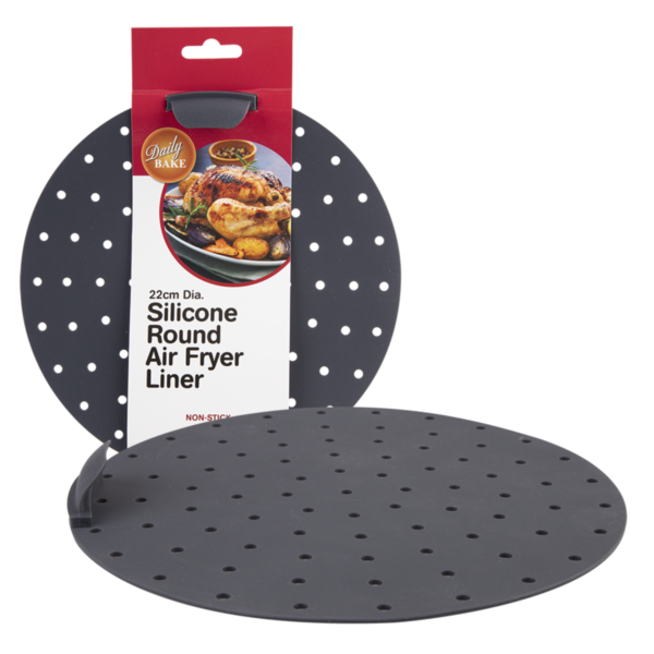 Daily Bake Silicone Round Air Fryer Liner 22cm