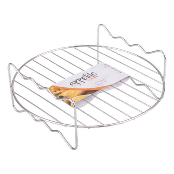 Appetito Stainless Steel Round Air Fryer Rack