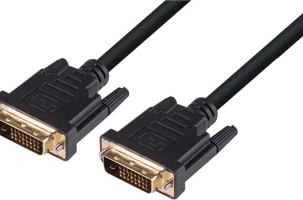 Dynamix DVI-D (M) to DVI-D (M) Dual Link 2m Monitor Cable