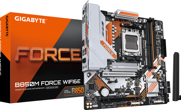 Gigabyte B850M Force Wifi6E Am5 Motherboard