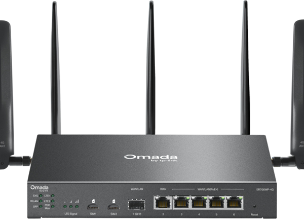 TP-Link ER706WP-4G Omada 4G AX3000 VPN Router PoE