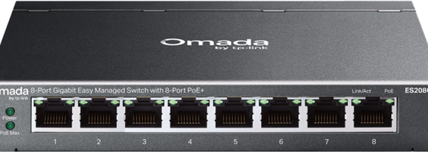 TP-Link ES208GP 8 Port Gigabit Omada SDN PoE Switch