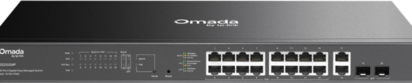TP-Link ES220GMP 20 Port Gigabit Switch w/PoE Rack Mount Omada