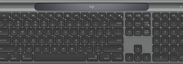 Logitech Signature Slim Solar+ wireless keyboard K980 BUS - Graphite