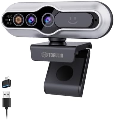 TOALLIN 4K Webcam with Windows Hello Compatibility - Image 10