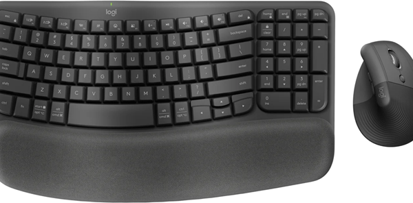 Logitech Wave Keys Wireless Ergonomic keyboard & LIFT Combo