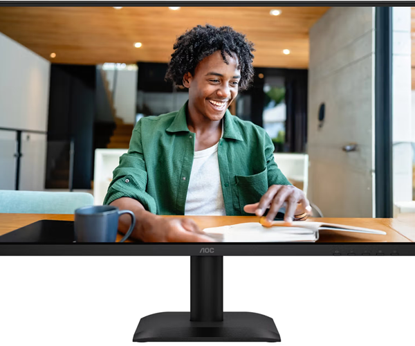 AOC 24E40L 24" IPS 1920x1080 VGA HDMI DP 144Hz monitor 5yr