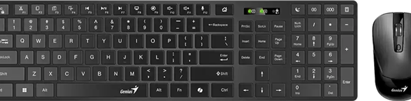 Genius SlimStar 8250 CoPilot AI Wireless Bluetooth Desktop Kit