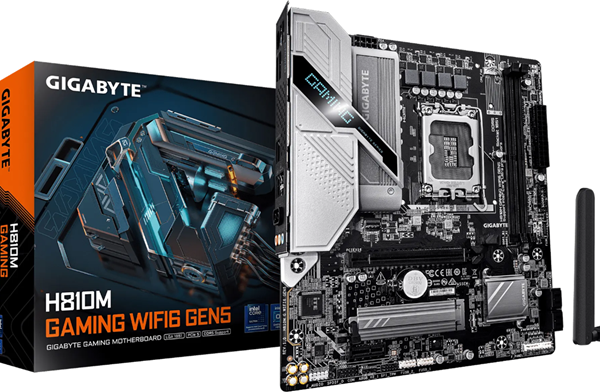 Gigabyte H810M Gaming WiFi6 DDR5 Gen 5 LGA1851 Motherboard