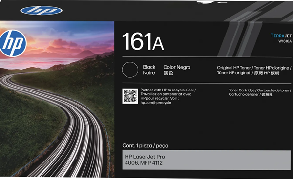 HP 161A Black LaserJet Toner Cartridge