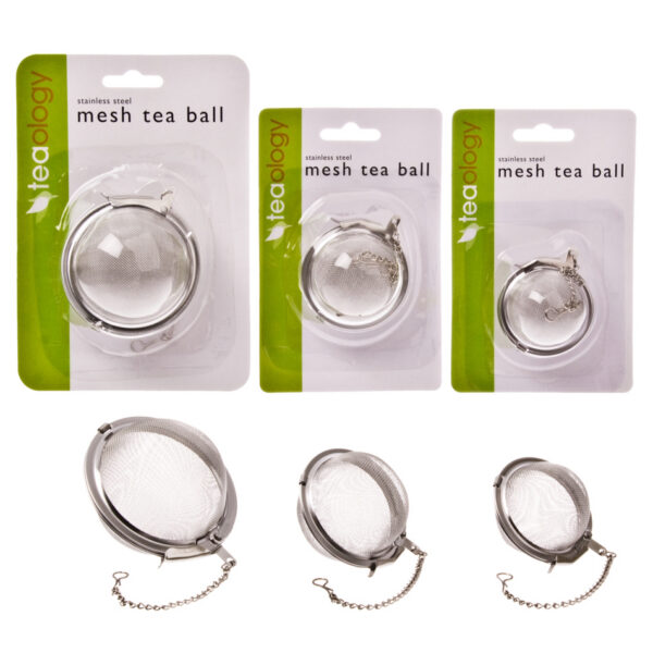 Teaology Stainless Steel Mesh Tea Ball (3 Sizes)