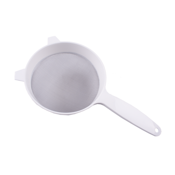 Appetito Stainless Steel Mesh Plastic Strainer 18cm