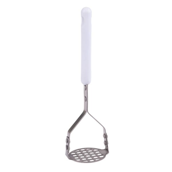 Appetito Stainless Steel Mini Masher White