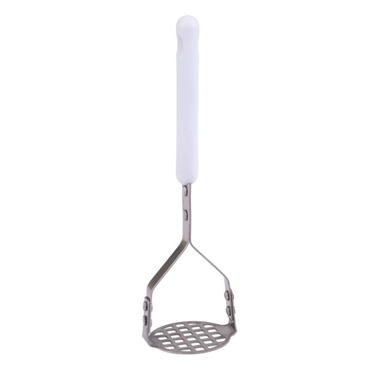 Appetito Stainless Steel Mini Masher White