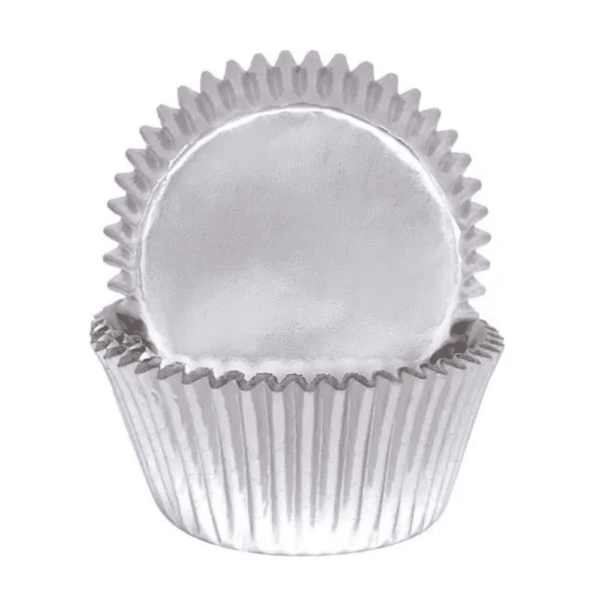 Cake Craft 390 Foil Baking Cups Pack of 72 Silver